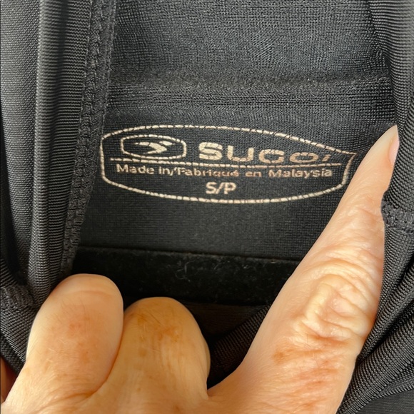 SUGOI Black Speedster Running Performance Hoodie Fleece-Lined Pullover - Picture 7 of 8